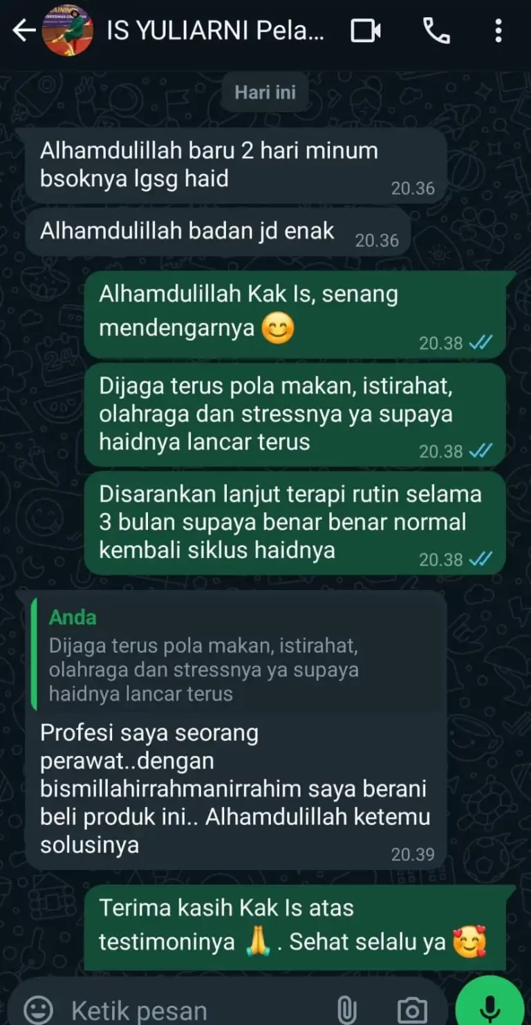 Testimoni dari perawat